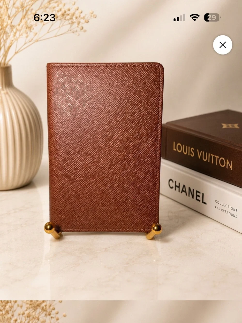 Louis Vuitton Vintage Taiga Leather Photo  ID Holder